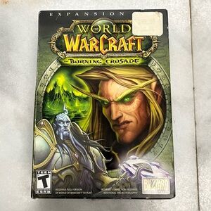 World of Warcraft burning crusade pc game big box